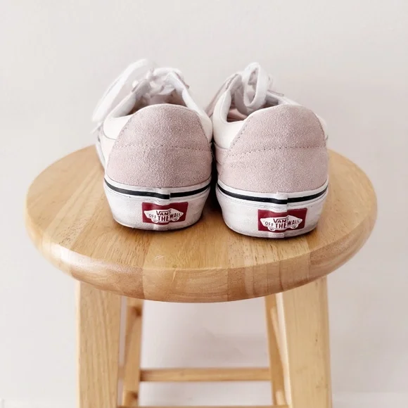 pink suede vans sk8-low - Picture 4 of 7